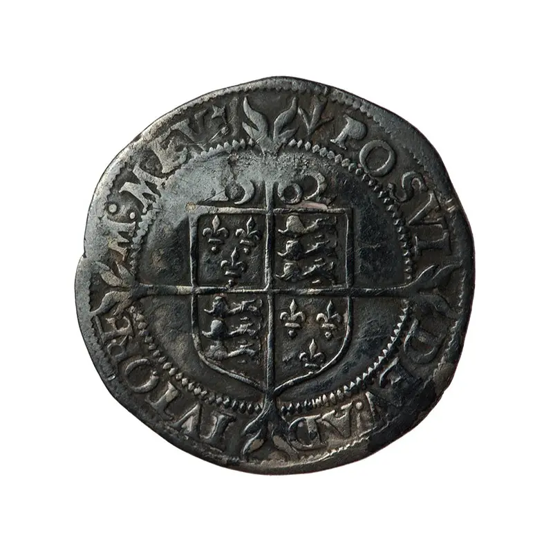 1562 Elizabeth I Silver Threepence reverse