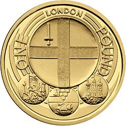 Most valuable and rare round £1 coins - Scotland: England London City