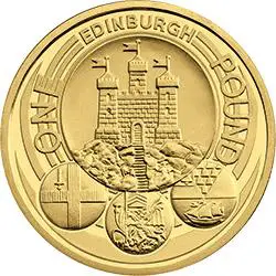 Most valuable and rare round £1 coins - Scotland: Edinburgh City 2011