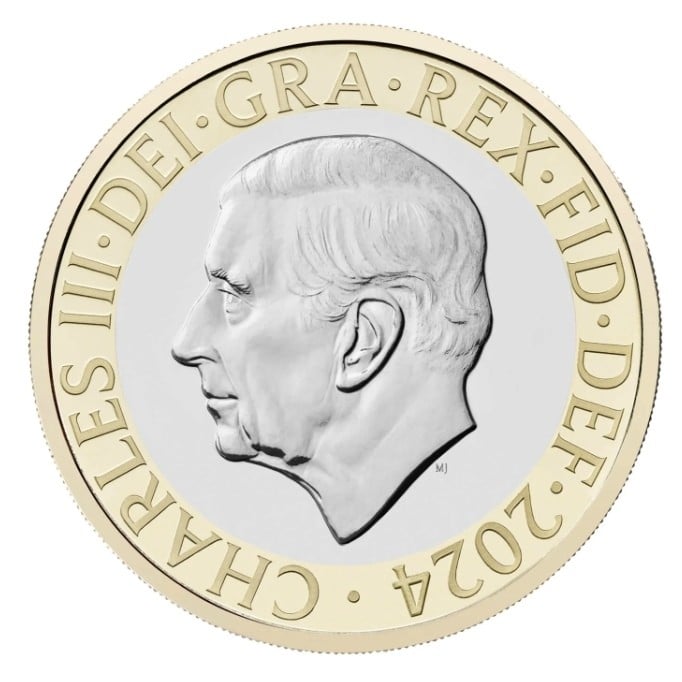 2 pounds 2024 - New Definitive Coin Designs