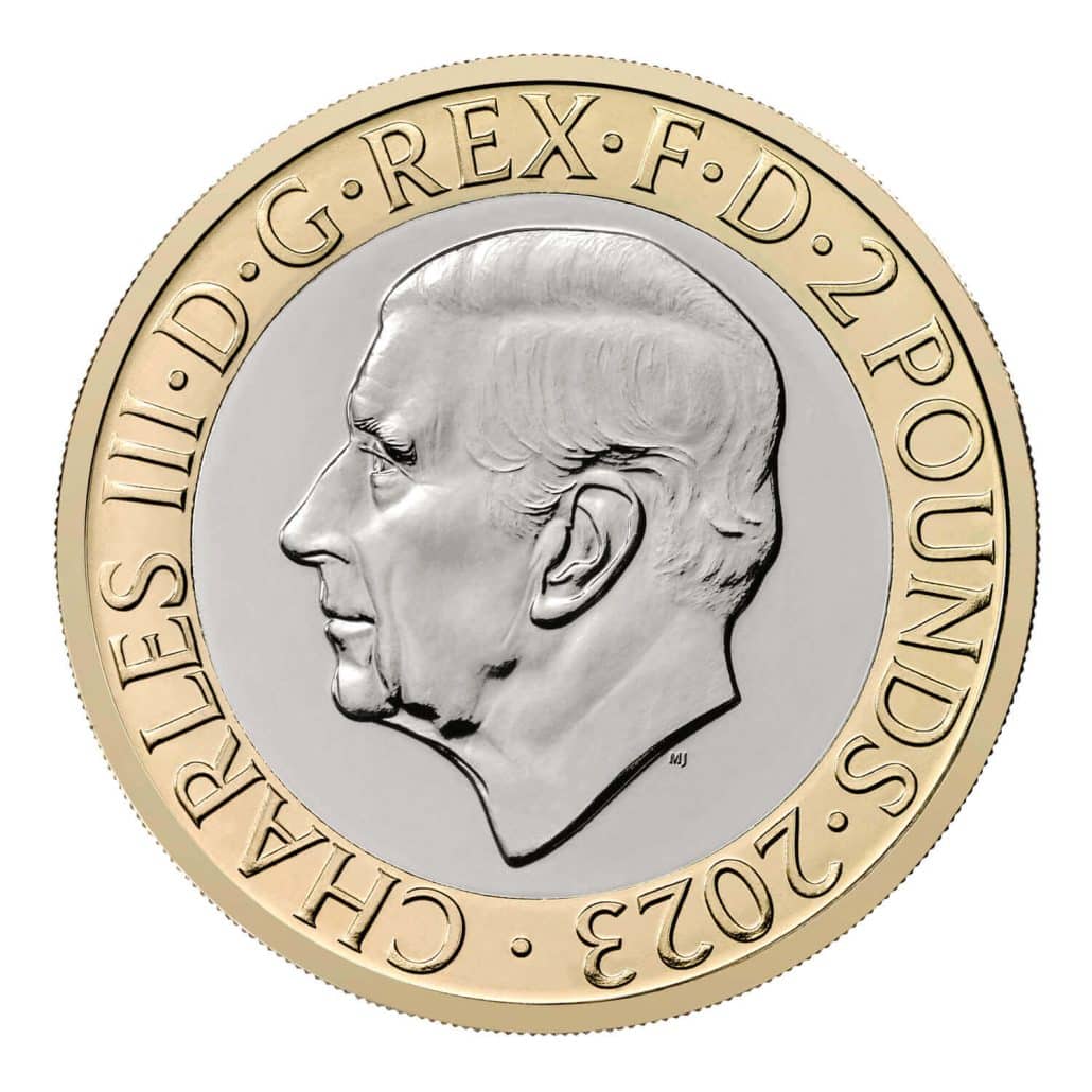 Ada Lovelace £2 coin - 2023 Brilliant Uncirculated obverse