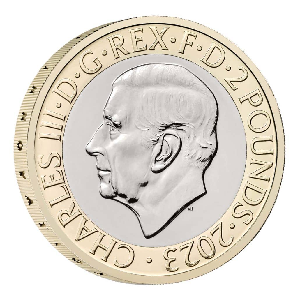 Edward Jenner 2023 UK £2 Brilliant Uncirculated Coin obverse