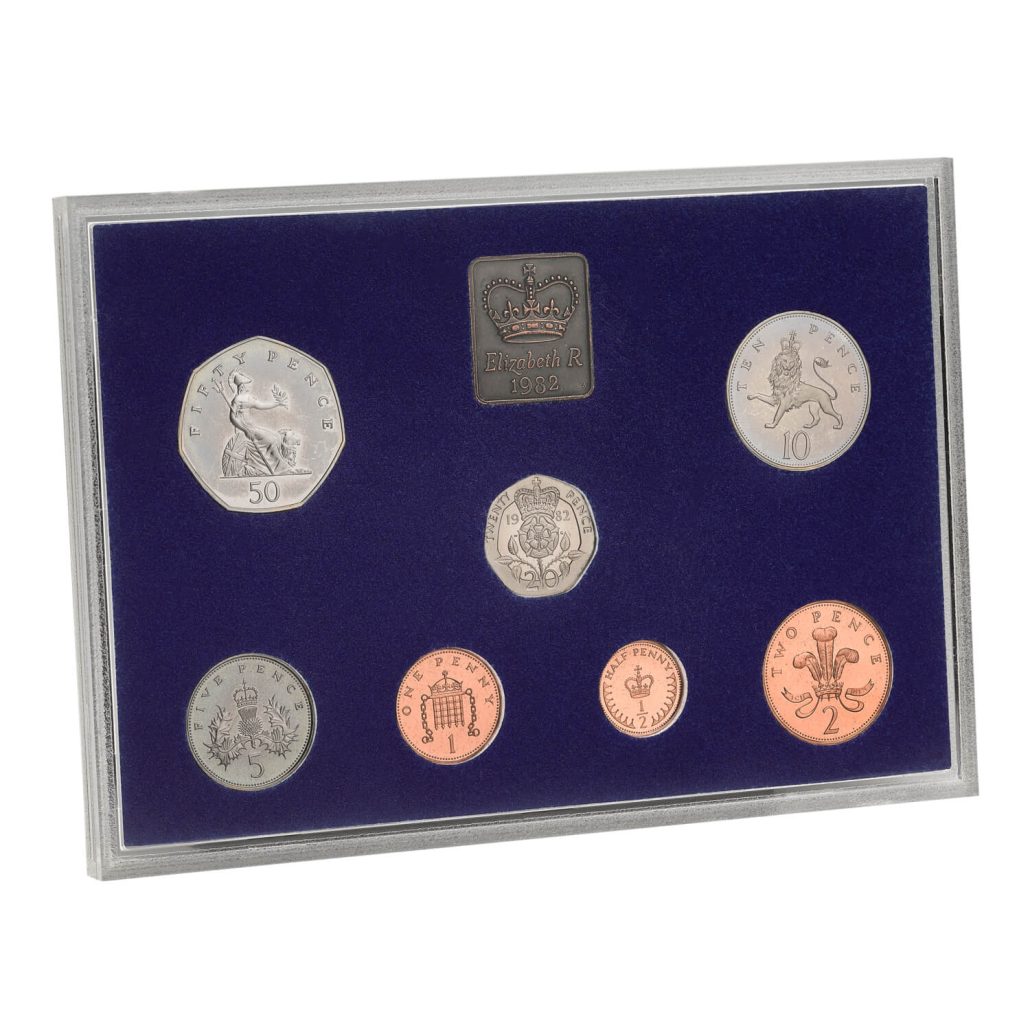  1982 UK Annual Proof Coin Set reverse
