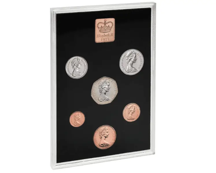 1971 Proof Set - The First Ever Decimal Coin Set