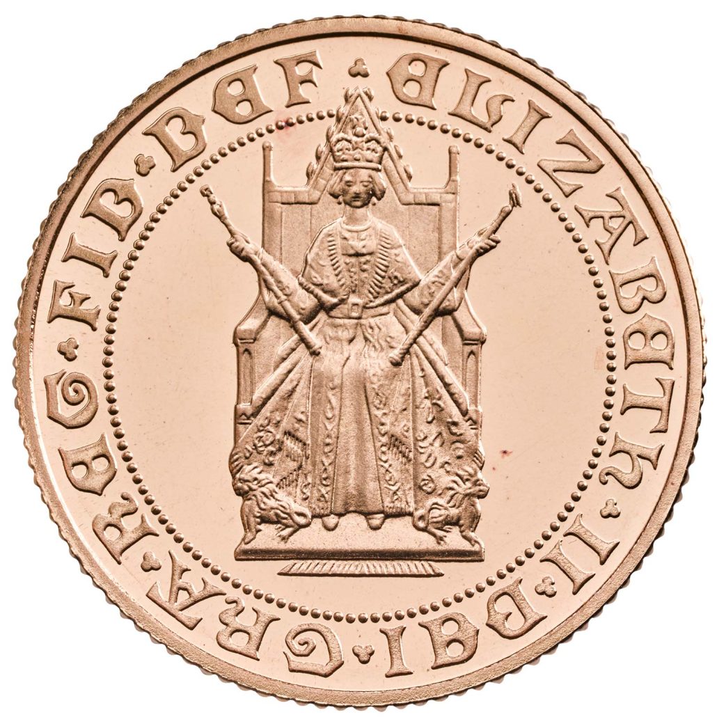 The Sovereign 1989 500th Anniversary obverse