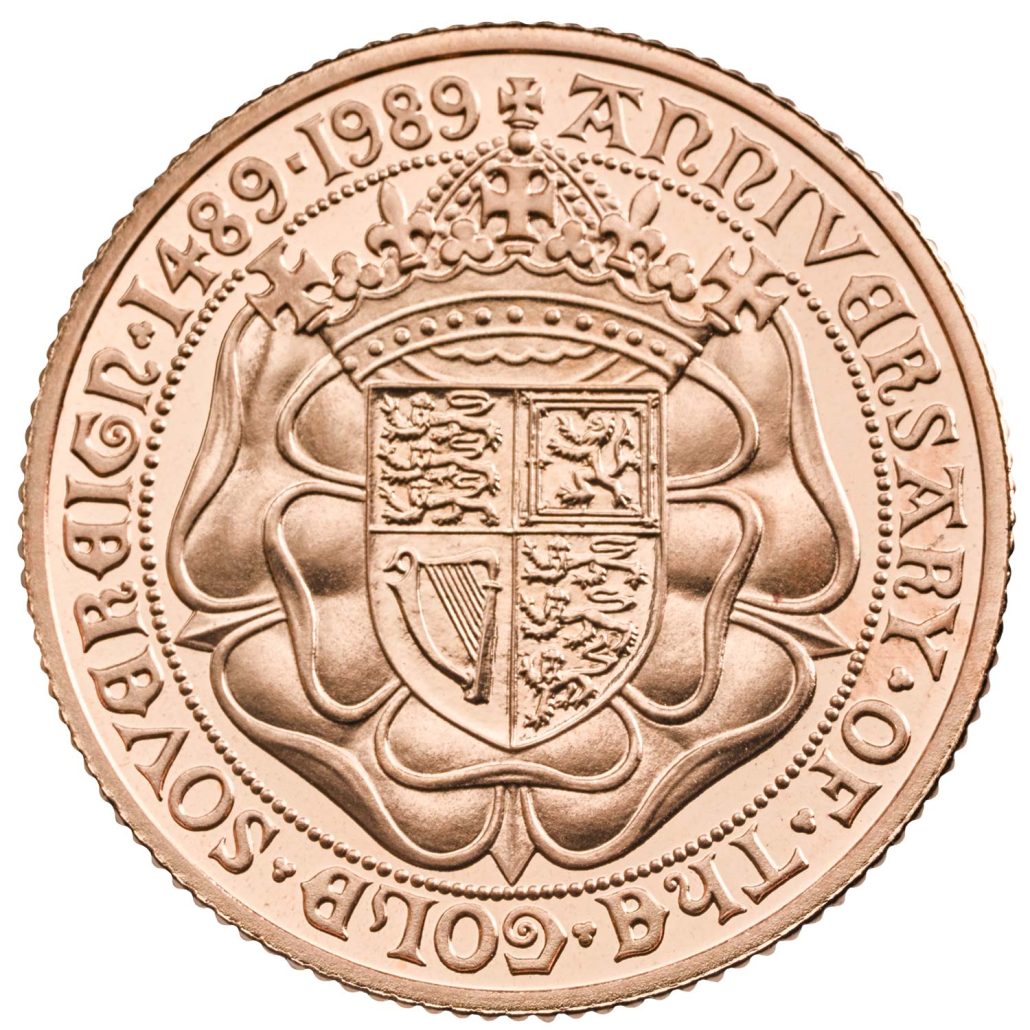 The Sovereign 1989 500th Anniversary reverse