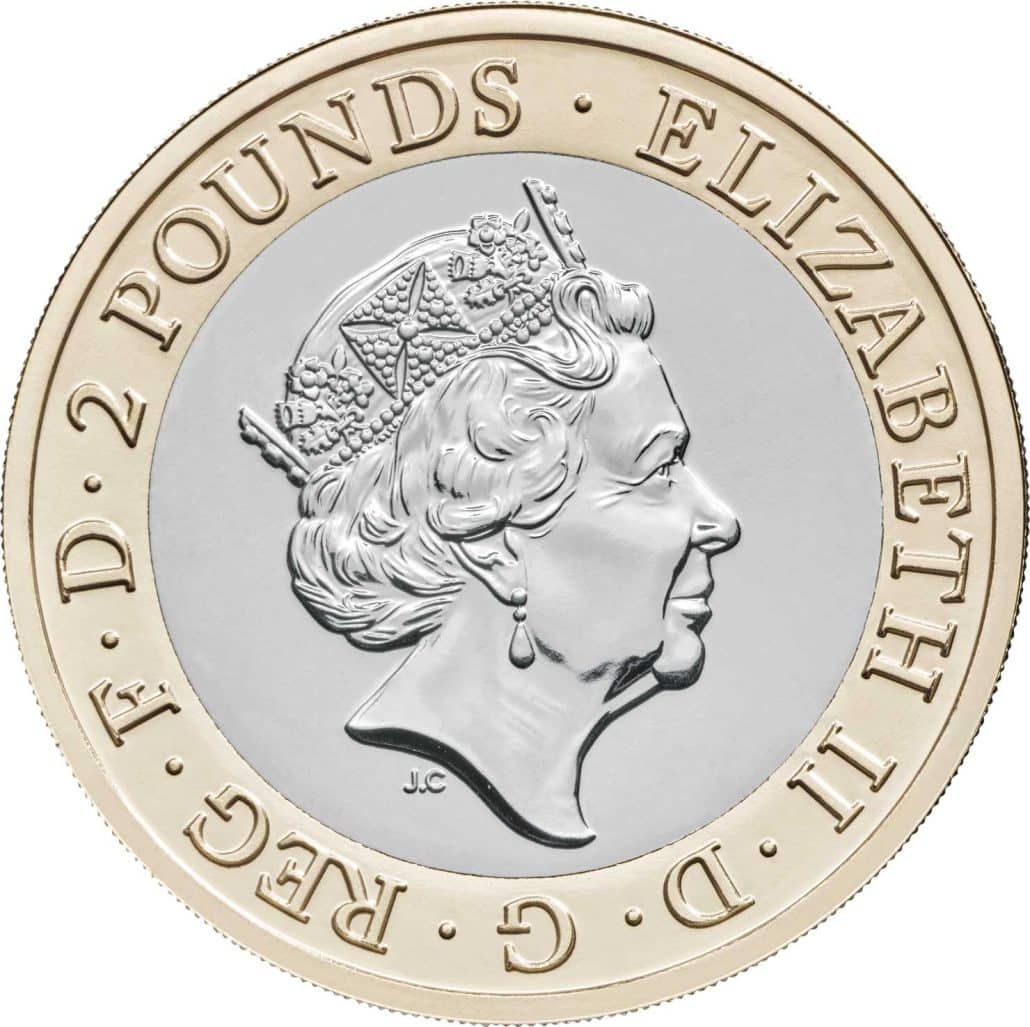 The Wedgwood 2019 £2 obverse