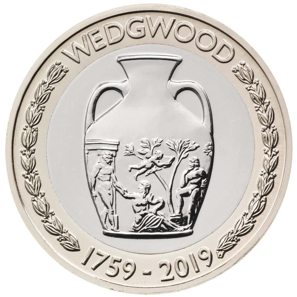 The Wedgwood 2019 £2 reverse 